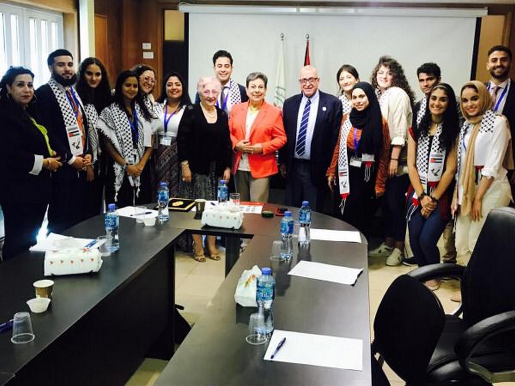 Visit with Dr. Hanan Ashrawi and to Yasser Arafat’s Tomb & Museum