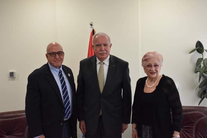 Foreign Minister Riyad al-Maliki Meets KTH Leadership