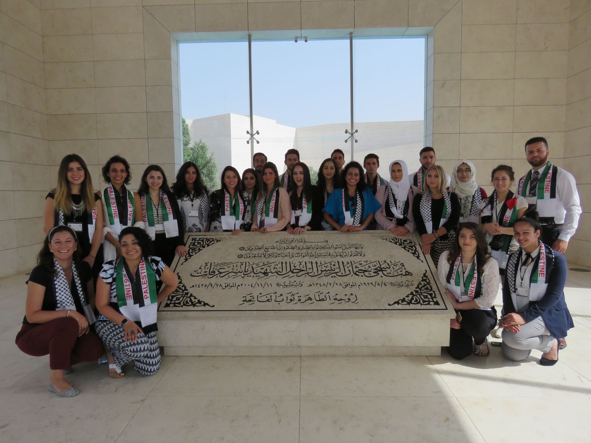 Ramallah – Delegates spent their day in Ramallah